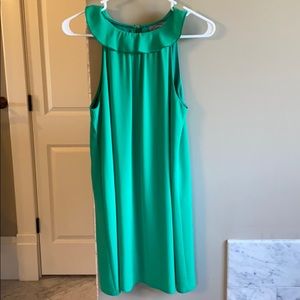 Green sleeveless dress